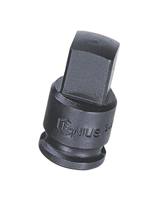 Genius Tools Impact Adapter 1/2"F × 3/4"M w/pin hole (CR-Mo) - 1/2" Drive