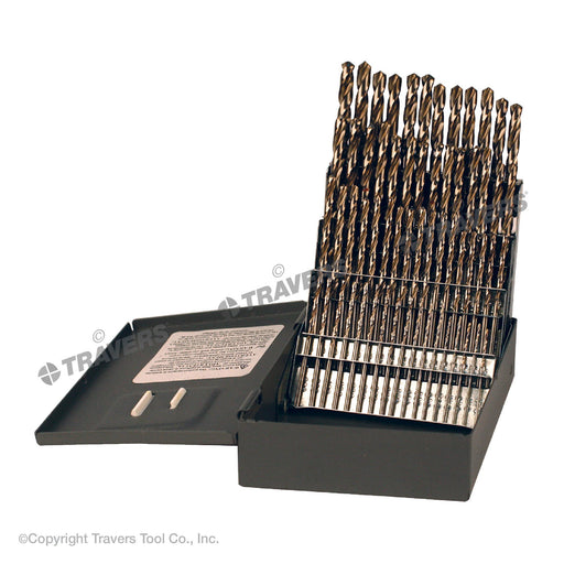 RUSHMORE USA 100003 #1 to #60 118° Bright High Speed Steel Jobbers Length Drill Set