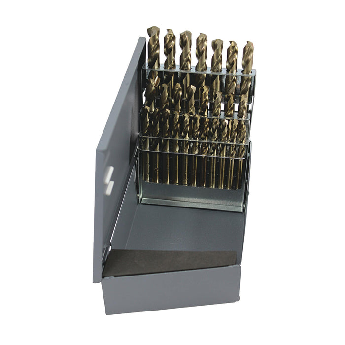 RUSHMORE USA RM26CO A to Z Size, 135°, Cobalt Screw Machine Length Stub Drills Set