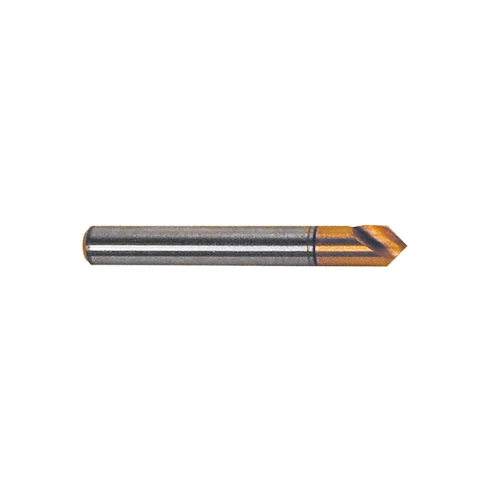 RUSHMORE USA 100035 1/4" Size, 1/4" Shank Diam., 90° M42 8% Cobalt Single Flute Countersink