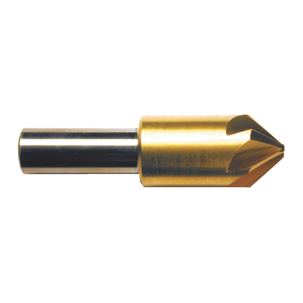 RUSHMORE USA 100062 1" Size, 1/2" Shank Diam., 82° M42 8% Cobalt Six Flute Countersink