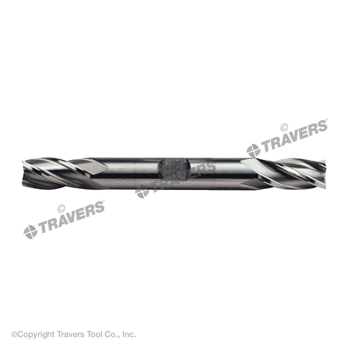 RUSHMORE USA 100108 3/16" Size, 1/2" LOC, 4 Flute, Bright High Speed Steel Finishing End Mill