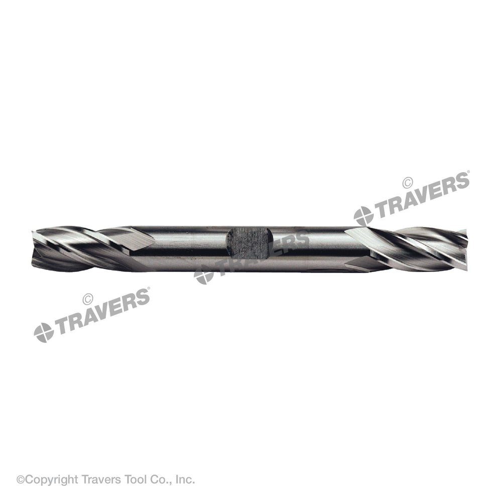 RUSHMORE USA 100113 9/16" Size, 1-3/8" LOC, 4 Flute, Bright High Speed Steel Finishing End Mill