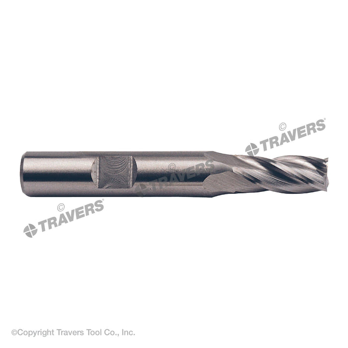 RUSHMORE USA 100127 5/8" Size, 1-5/8" LOC, 4 Flute, Bright High Speed Steel Finishing End Mill