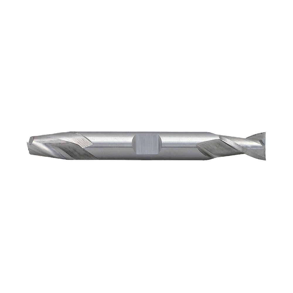 RUSHMORE USA 100088 21/64" Size, 9/16" LOC, 2 Flute, High Speed Steel 2 Flute Finishing End Mill