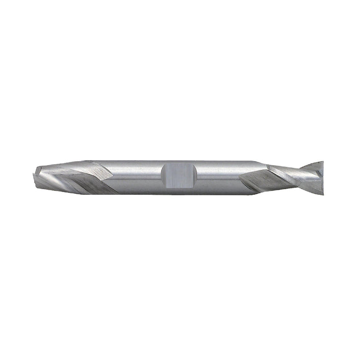 RUSHMORE USA 100088 21/64" Size, 9/16" LOC, 2 Flute, High Speed Steel 2 Flute Finishing End Mill