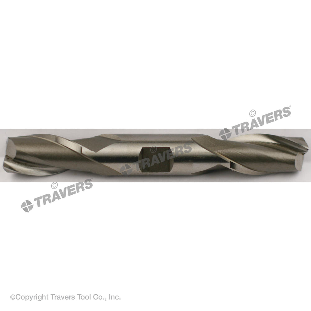 RUSHMORE USA 100097 1/2" Size, 13/16" LOC, 2 Flute, High Speed Steel 2 Flute Finishing End Mill