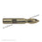 RUSHMORE USA 100543 3/8" Size, 3/4" LOC, 2 Flute, 90° Point Angle, Cobalt Steel Drill Mill