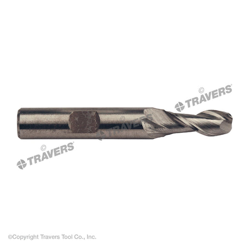 RUSHMORE USA 100572 5/16" Size, 3/4" LOC, 2 Flute, High Speed Steel 2 Flute Finishing End Mill
