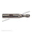 RUSHMORE USA 100578 1/4" Size, 1-1/4" LOC, 2 Flute, High Speed Steel 2 Flute Finishing End Mill
