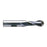 RUSHMORE USA 100596 1/4" Size, 5/8" LOC, 2 Flute, High Speed Steel Ball End Mill