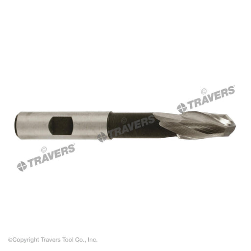 RUSHMORE USA 100592 1/2" Size, 1" LOC, 2 Flute, High Speed Steel Ball End Mill