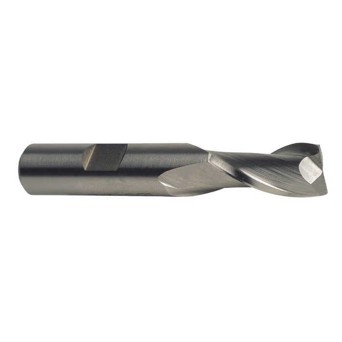 RUSHMORE USA 100661 1/2" Size, 1" LOC, 2 Flute, M42 8% Cobalt 2 Flute Finishing End Mill