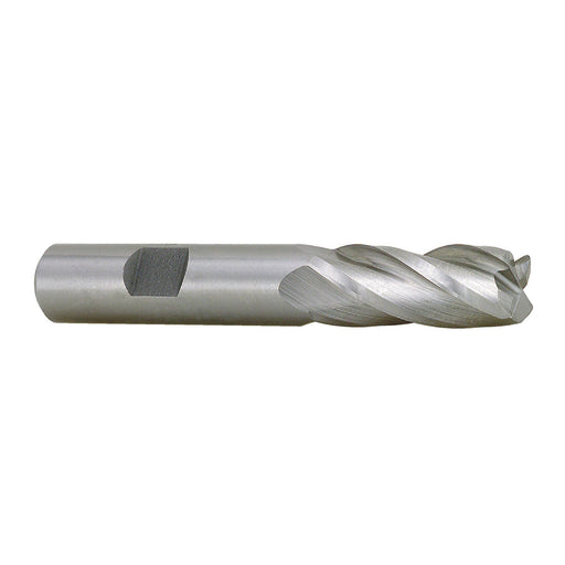 RUSHMORE USA 100690 3/8" Size, 3/4" LOC, 4 Flute, Bright M42 8% Cobalt Finishing End Mill