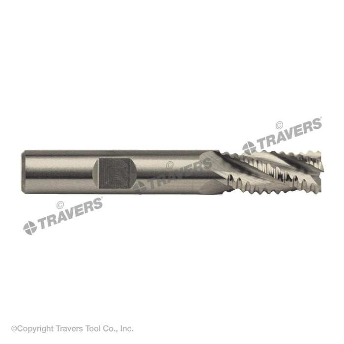 RUSHMORE USA 100731 3/8" Size, Coarse Pitch, 3/4" LOC, 4 Flute, M42 8% Cobalt Roughing End Mill