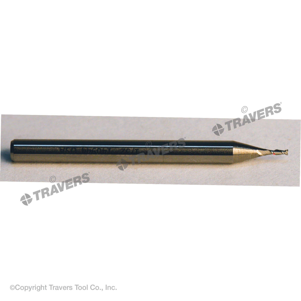 RUSHMORE USA 100155 17/64" Size, 3/4" LOC, 2 Flute, Solid Carbide 2 Flute Finishing End Mill