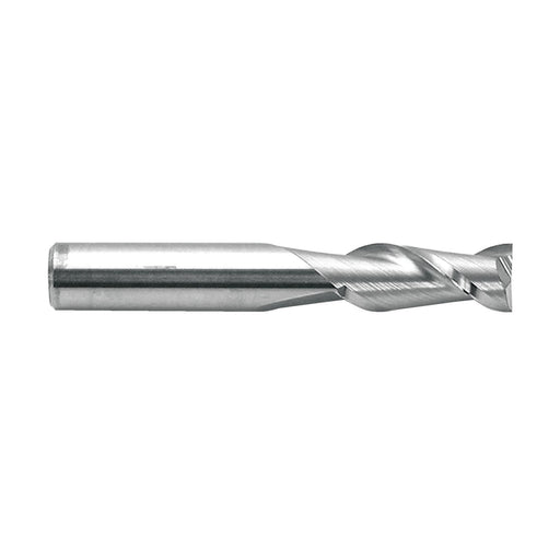 RUSHMORE USA 100154 1/4" Size, 3/4" LOC, 2 Flute, Solid Carbide 2 Flute Finishing End Mill