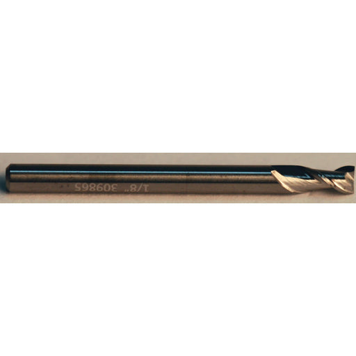 RUSHMORE USA 100194 3/16" Size, 3/8" LOC, 2 Flute, Solid Carbide 2 Flute Finishing End Mill
