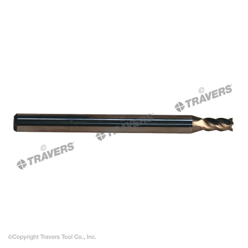 RUSHMORE USA 100199 3/32" Size, 3/16" LOC, 4 Flute, Bright Solid Carbide Finishing End Mill