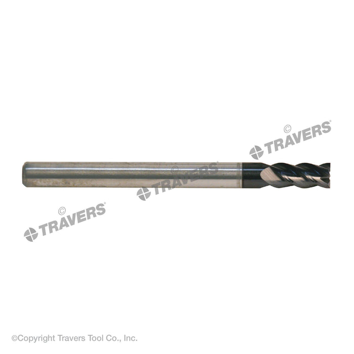 RUSHMORE USA 100204 5/16" Size, 1/2" LOC, 4 Flute, Bright Solid Carbide Finishing End Mill