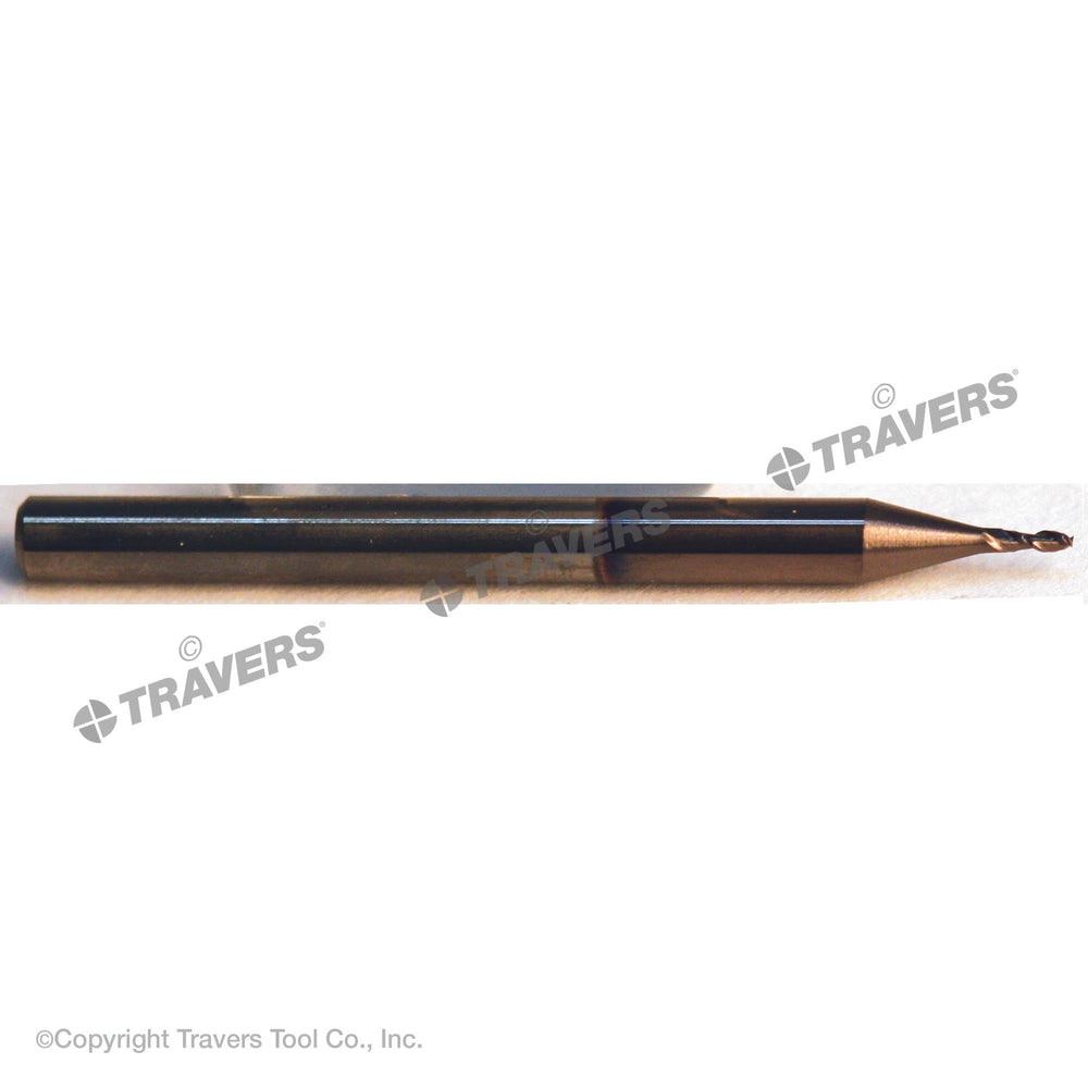 RUSHMORE USA 100239 15/64" Size, 3/4" LOC, 2 Flute, Solid Carbide 2 Flute Finishing End Mill