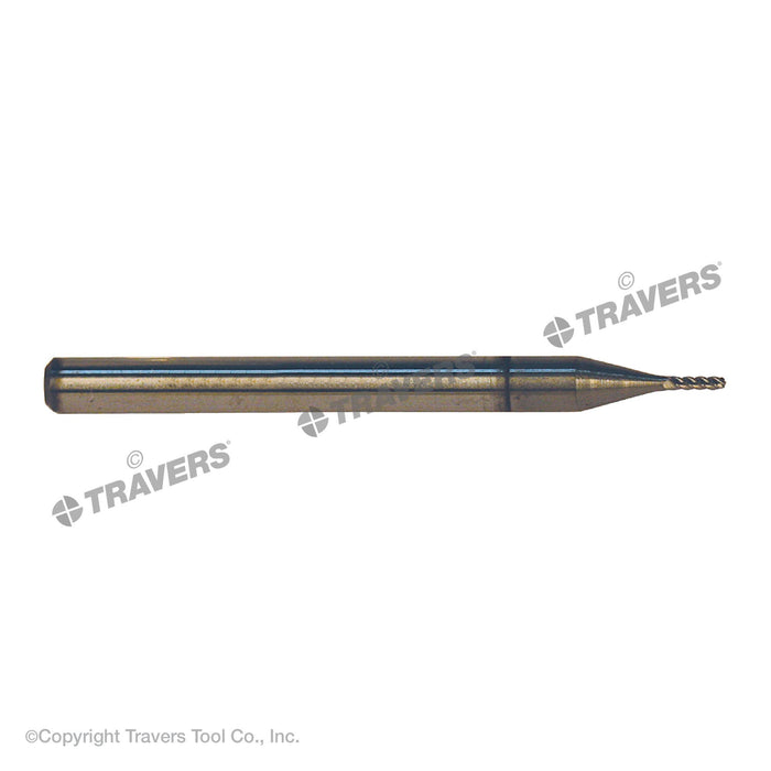 RUSHMORE USA 100302 1/32" Size, 3/32" LOC, 4 Flute, Solid Carbide Ball End Mill