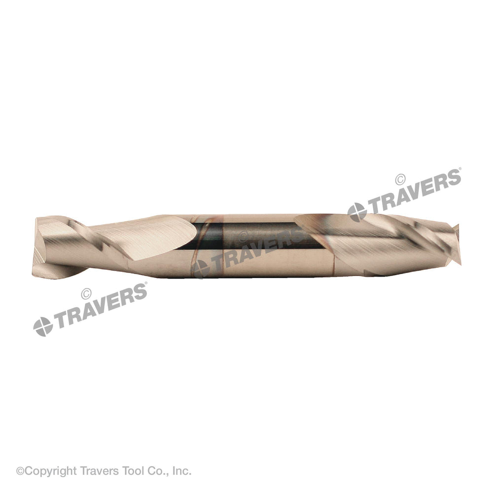 RUSHMORE USA 100323 3/8" Size, 1/2" LOC, 2 Flute, Solid Carbide 2 Flute Finishing End Mill