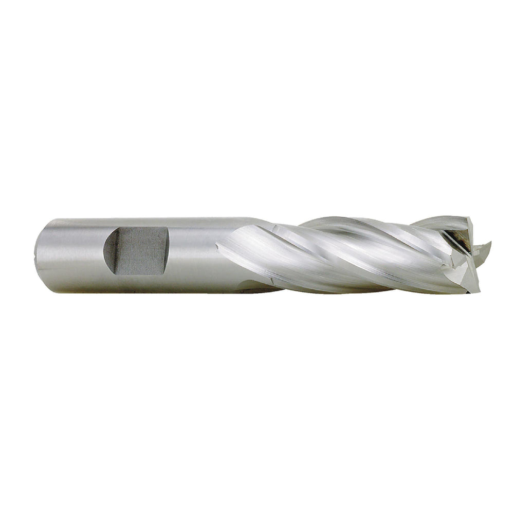 RUSHMORE USA 100129 3/4" Size, 1-5/8" LOC, 4 Flute, Bright High Speed Steel Finishing End Mill