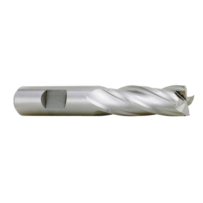 RUSHMORE USA 100129 3/4" Size, 1-5/8" LOC, 4 Flute, Bright High Speed Steel Finishing End Mill