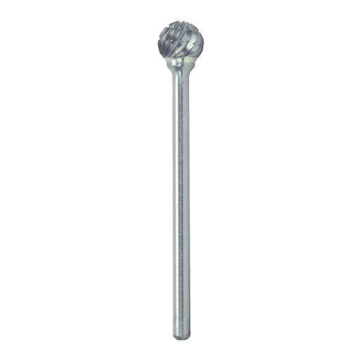 RUSHMORE USA 102625 1/4" .0925" Shank Diam., Swiss Cut Ball Rotary Bur