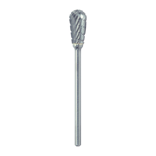 RUSHMORE USA 102626 1/4" .0925" Shank Diam., Swiss Cut Pear Rotary Bur