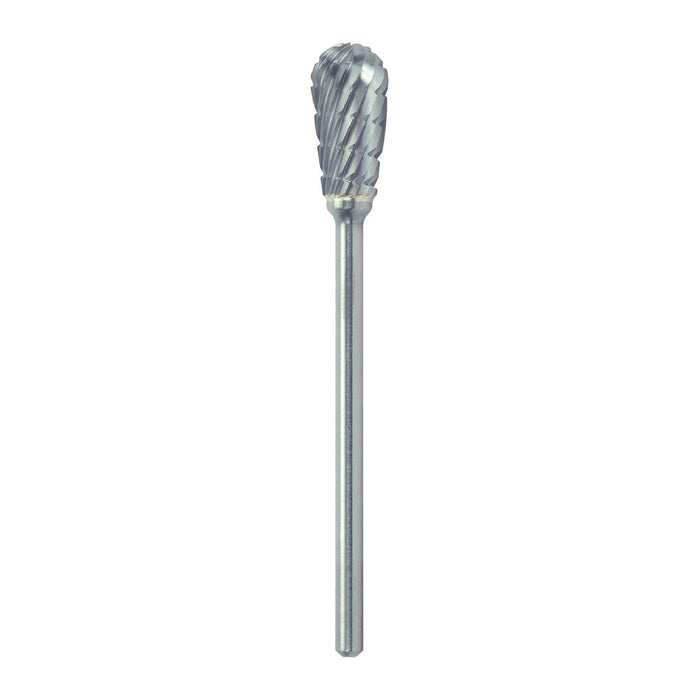 RUSHMORE USA 102626 1/4" .0925" Shank Diam., Swiss Cut Pear Rotary Bur