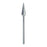 RUSHMORE USA 102628 1/4" .0925" Shank Diam., Swiss Cut Cone Rotary Bur
