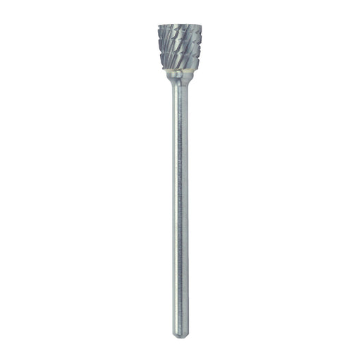 RUSHMORE USA 102632 1/4" .0925" Shank Diam., Swiss Cut Back Taper Rotary Bur