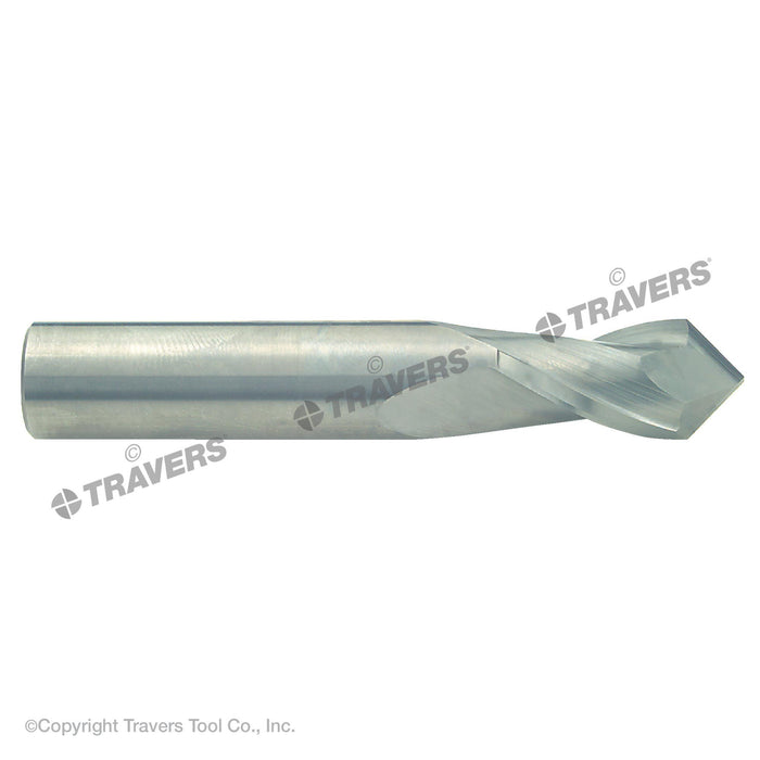 RUSHMORE USA 102645 3/4" Size, 1-1/2" LOC, 2 Flute, 90° Point Angle, Solid Carbide Drill Mill