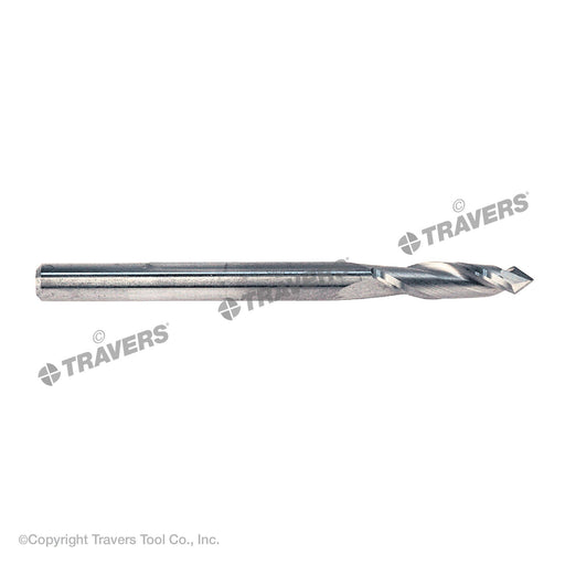RUSHMORE USA 102676 8.00mm Size, 19.00mm LOC, 2 Flute, 90° Point Angle, Solid Carbide Drill Mill