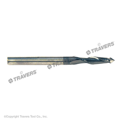 RUSHMORE USA 102682 5.00mm Size, 16.00mm LOC, 2 Flute, 90° Point Angle, Solid Carbide Drill Mill