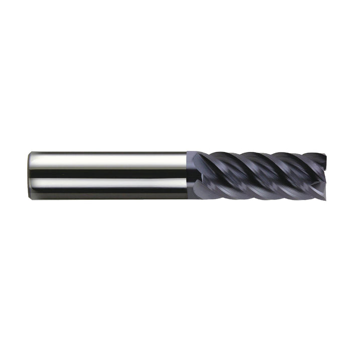 RUSHMORE USA 101022 3/4" Size, 1-1/2" LOC, 5 Flute, nACRo Solid Carbide Finishing End Mill