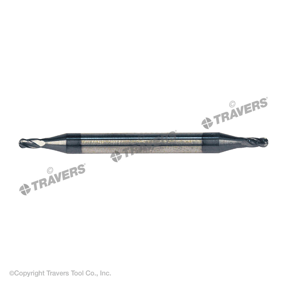 RUSHMORE USA 101041 5/32" Size, 5/16" LOC, 4 Flute, Solid Carbide Ball End Mill