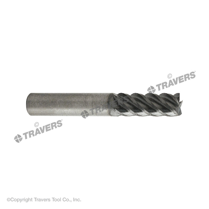 RUSHMORE USA 7/16" Size, 1" LOC, 5 Flute, AlTiN Solid Carbide Finishing End Mill