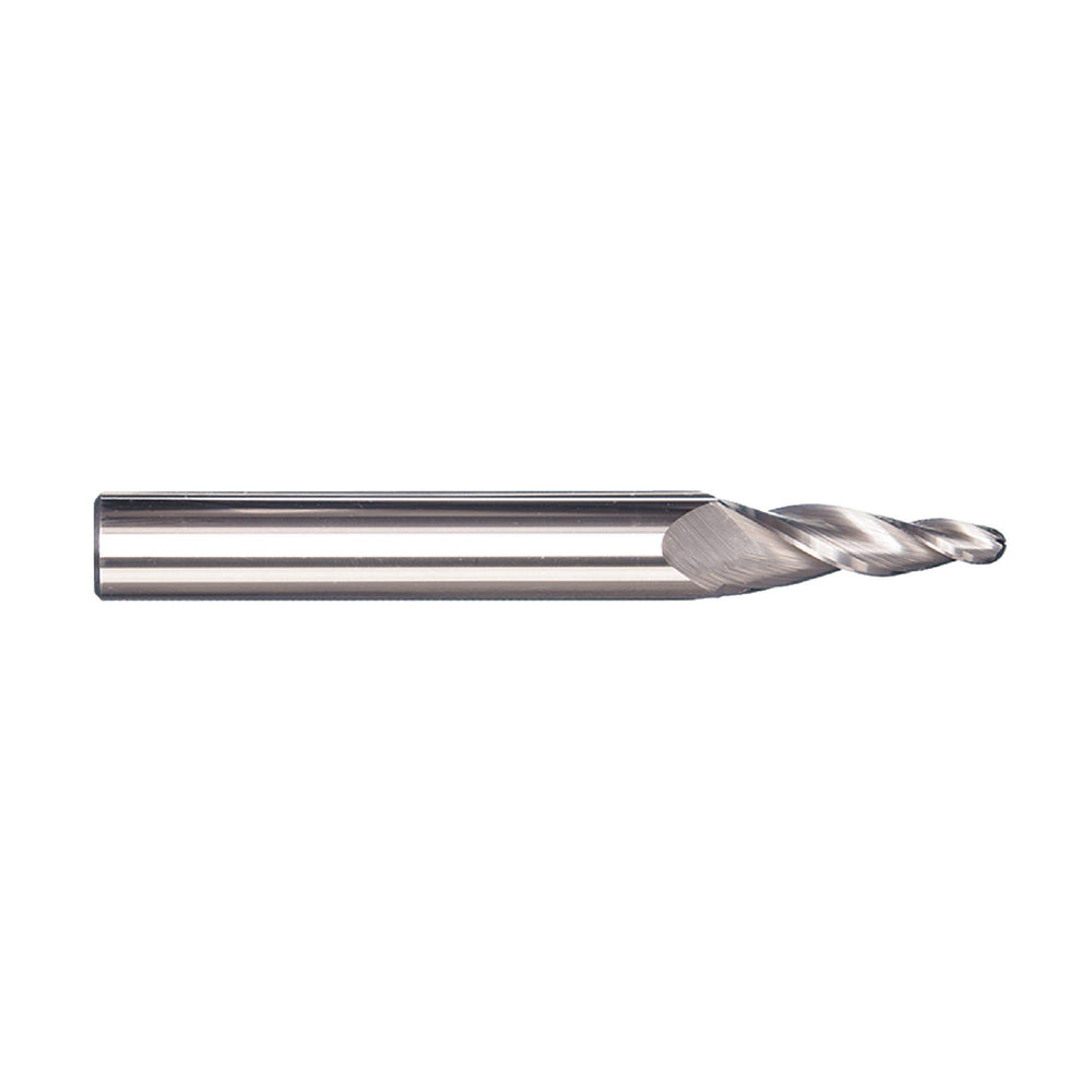 RUSHMORE USA 101142 7°, 1/8" Small End Dia., 3/4" LOC, Solid Carbide Tapered End Mill