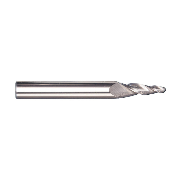 RUSHMORE USA 101142 7°, 1/8" Small End Dia., 3/4" LOC, Solid Carbide Tapered End Mill