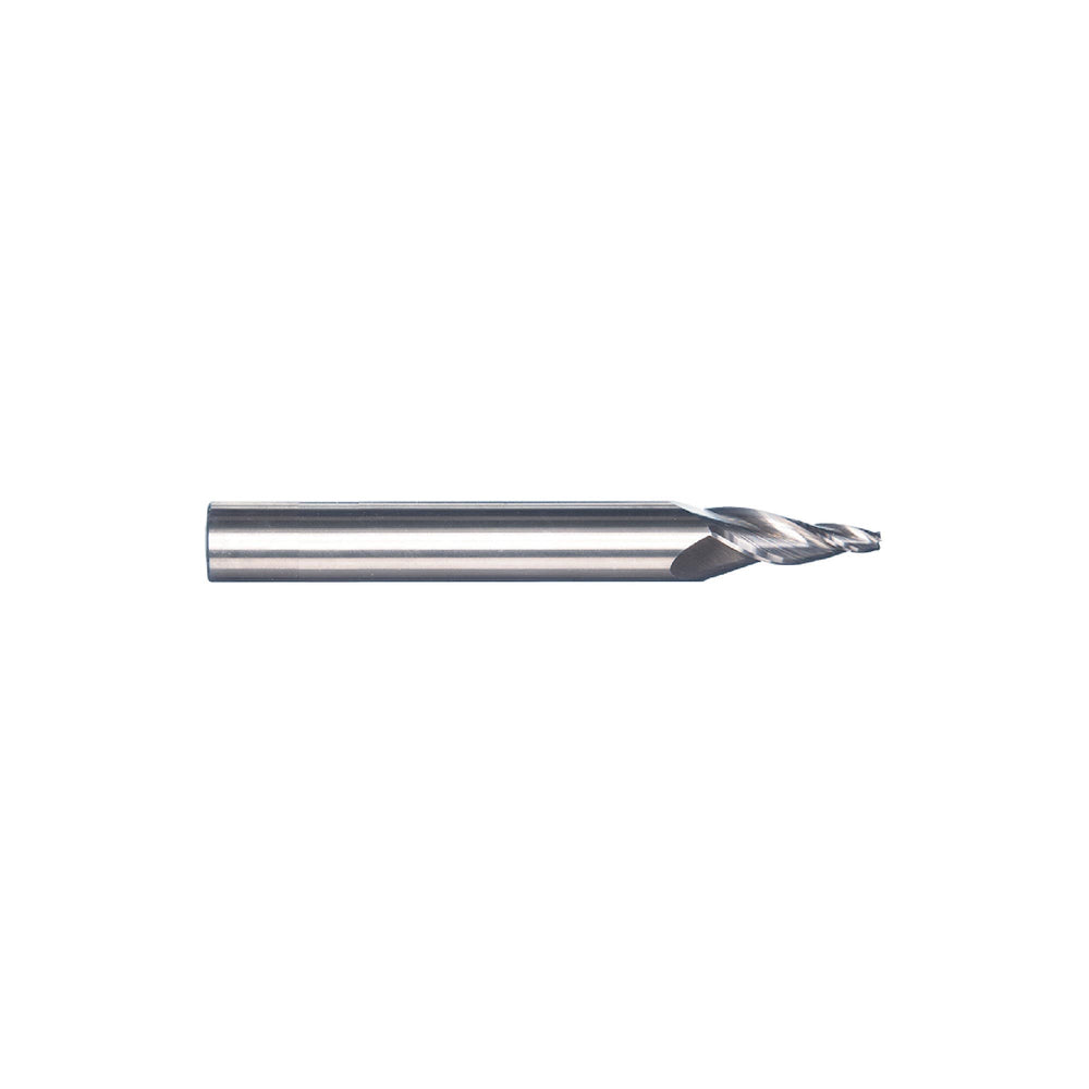 RUSHMORE USA 101155 10°, 1/8" Small End Dia., 1" LOC, Solid Carbide Tapered End Mill