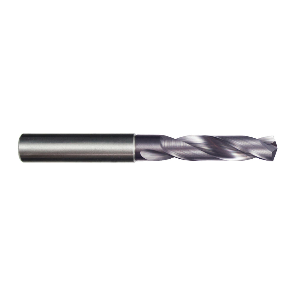 RUSHMORE USA 101204 6.20mm Size 140° Solid Carbide Screw Machine Length Stub Drill