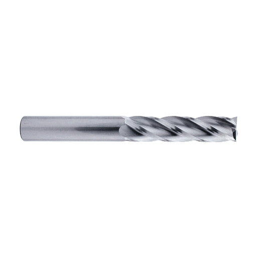 RUSHMORE USA 102621 10.00mm Size, 38.00mm LOC, 4 Flute, Bright Solid Carbide Finishing End Mill