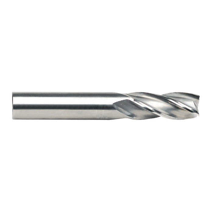 RUSHMORE USA 102708 1/8" Size, 1/2" LOC, 4 Flute, Bright Solid Carbide Finishing End Mill