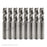 RUSHMORE USA 3/8" Size, 7/8" LOC, 4 Flute, Bright Solid Carbide Finishing End Mill