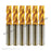 RUSHMORE USA 3/8" Size, 1" LOC, 4 Flute, TiN Solid Carbide Finishing End Mill