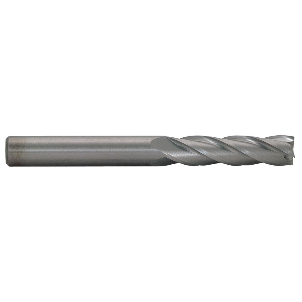 RUSHMORE USA 102731 1/8" Size, 3/4" LOC, 4 Flute, Bright Solid Carbide Finishing End Mill