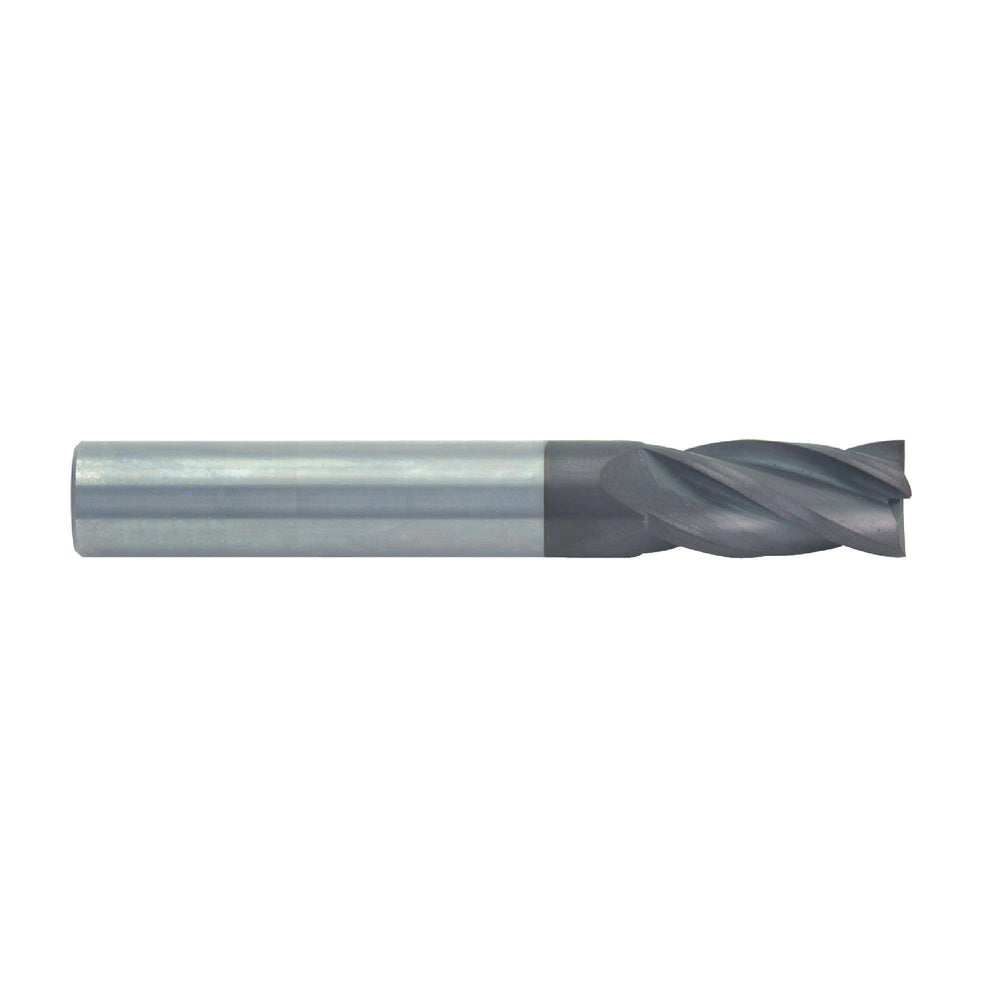 RUSHMORE USA 102853 2.50mm Size, 7.00mm LOC, 4 Flute, TiAlN Solid Carbide Finishing End Mill